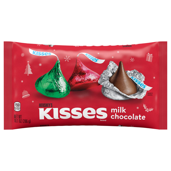 Hershey's KISSES Milk Chocolate Christmas Candy