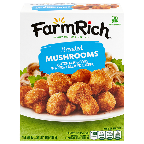 Farm Rich Breaded Mushrooms Frozen