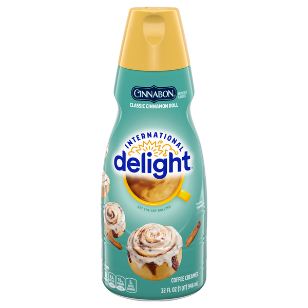 International Delight Cinnabon Cinnamon Roll Flavored Coffee Creamer