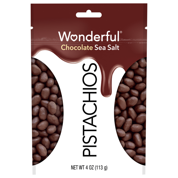 Wonderful Chocolate Sea Salt Pistachios No Shells