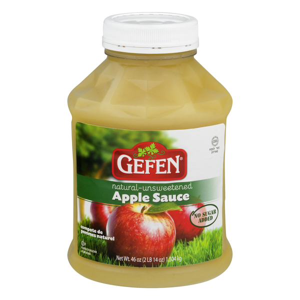 Gefen Natural No Sugar Added Unsweetened Applesauce Kosher For Passover