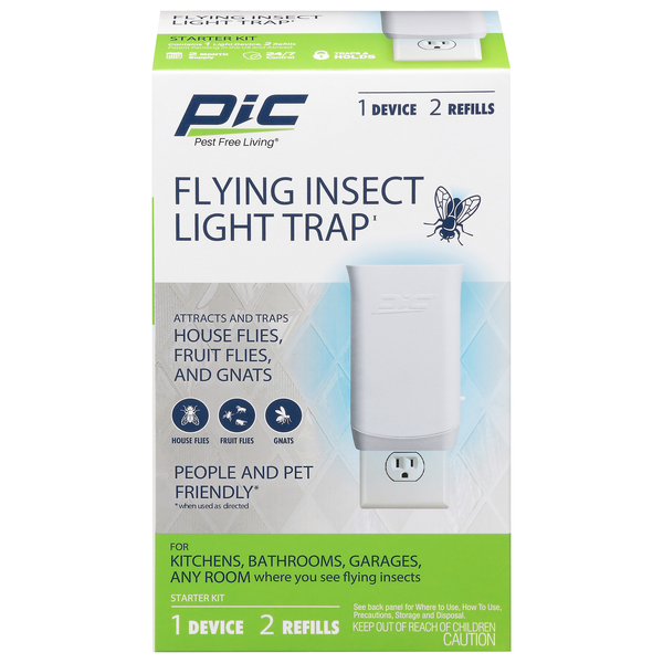 PIC Flying Insect Light Trap with Refills