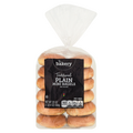Stop & Shop The Bakery Traditional Mini Plain Pre-Sliced Bagels - 12 ct