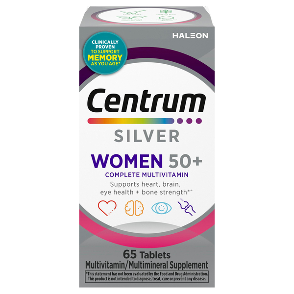 Centrum Silver for Women 50+ Multivitamin Multimineral Tablets