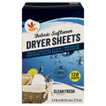 Our Brand Clean Fresh Fabric Softener Dryer Sheets