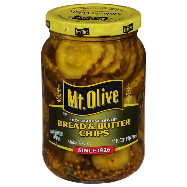 Mt. Olive Old-Fashioned Sweet Bread & Butter Pickle Chips