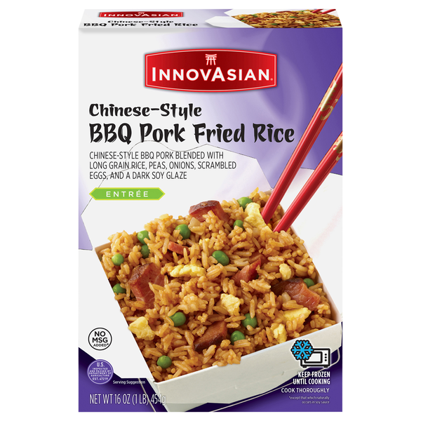 InnovAsian Chinese-Style BBQ Pork Fried Rice Frozen Meal