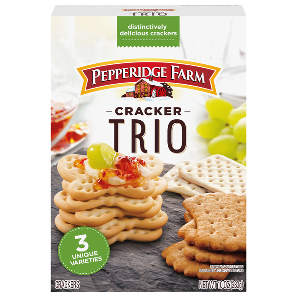Pepperidge Farm Trio Crackers 3 Varieties