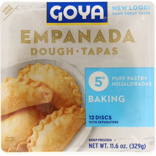 Goya 5 Inch Empanada Dough- 12 ct Frozen