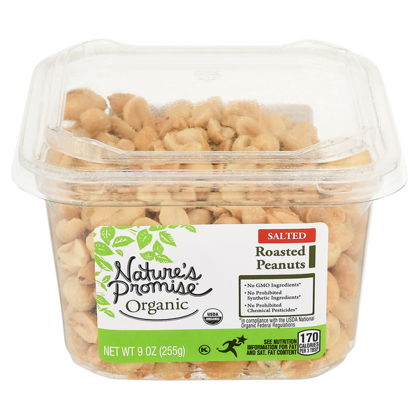 Nature's Promise Organic Peanuts Roasted Salted