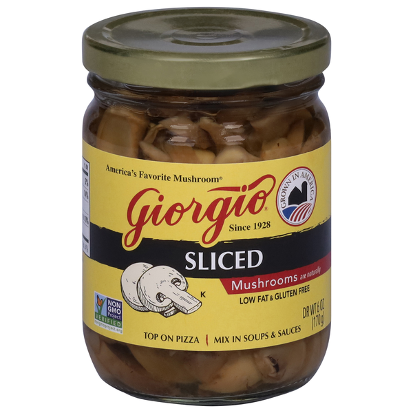 Giorgio Sliced Mushrooms