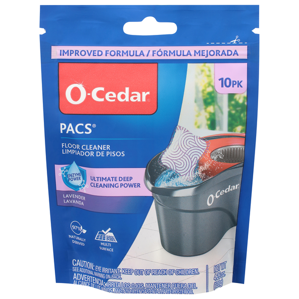 O-Cedar Lavender Hard Floor Cleaner Pacs