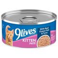 9Lives Kitten Pate with Real Ocean Fish & Tuna Wet Cat Food