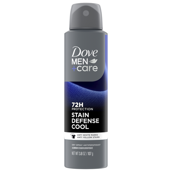 Dove Men+Care Stain Defense Cool 72H Antiperspirant Dry Spray