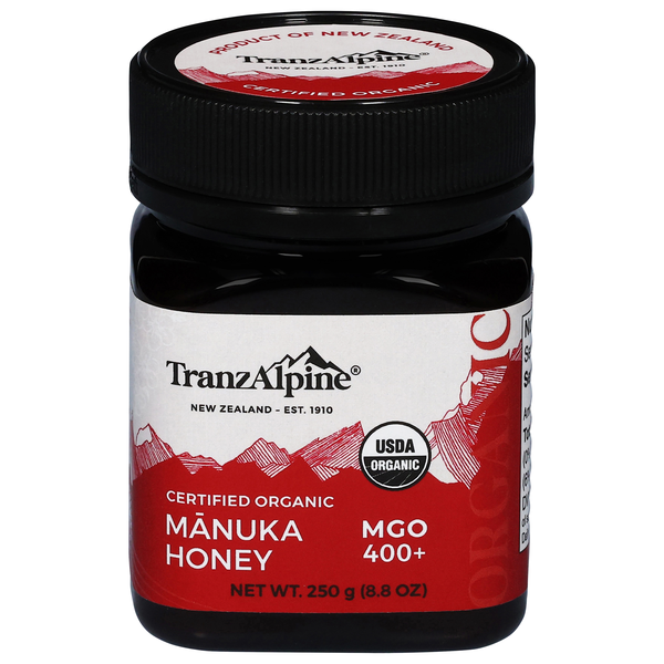 TranzAlpine Organic Manuka Honey