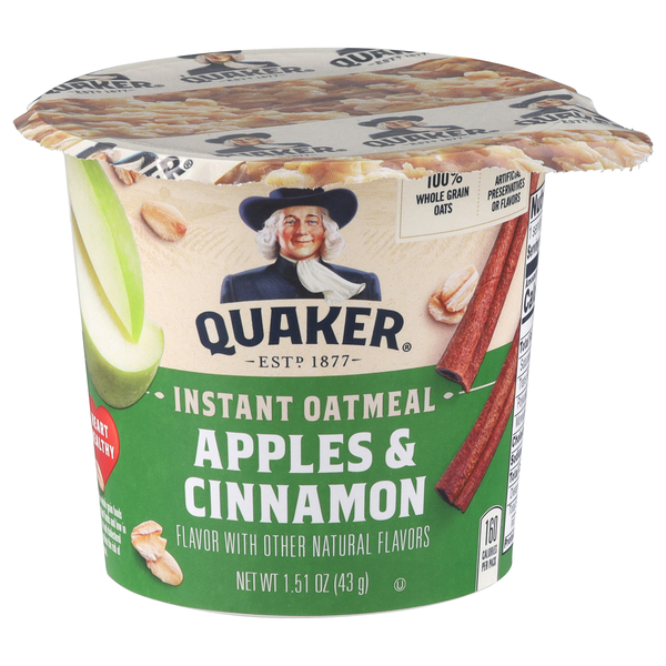 Quaker Apples & Cinnamon Instant Oatmeal