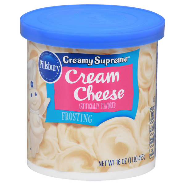 Save on Pillsbury Creamy Supreme Frosting Cream Cheese Order Online