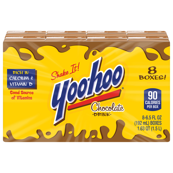 Yoo-Hoo Chocolate Drink Shelf Stable - 8 pk
