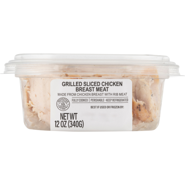 Our Brand Grilled Sliced Chicken Breast Meat
