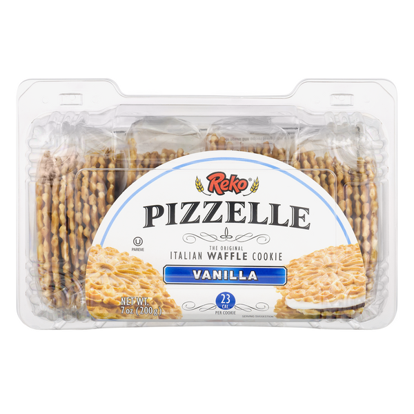 Reko Pizzelle Vanilla Italian Waffle Cookies