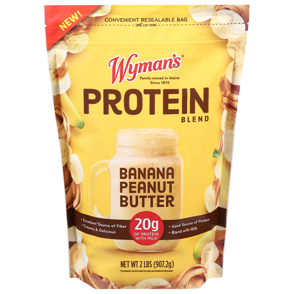 Wyman's Banana Peanut Butter Protein Blend Frozen