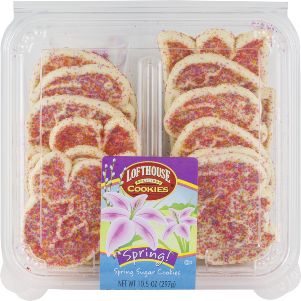 Lofthouse Spring Sugar Cookies - 14 ct