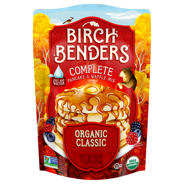 Birch Benders Organic Classic Complete Pancake & Waffle Mix