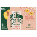 Maison Perrier France Forever Peach Flavored Sparkling Water - 8 pk