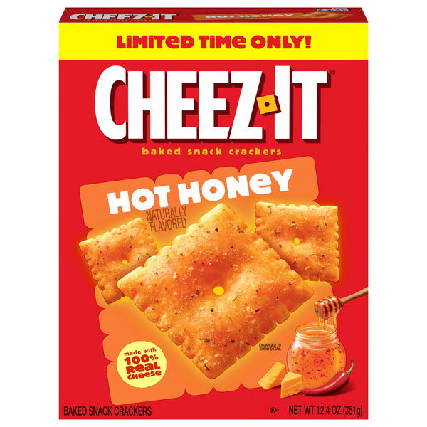 Cheez-It Hot Honey Baked Snack Crackers