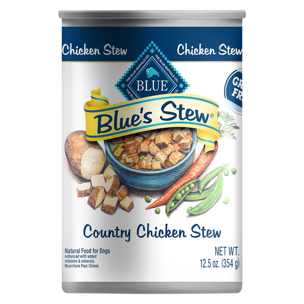 Blue Buffalo Natural Grain Free Blue's Country Chicken Stew Wet Dog Food