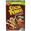 Cocoa Pebbles Chocolate Rice Cereal Large Size