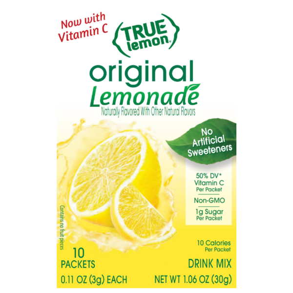 True Lemon Drink Mix Lemonade Original - 10 ct