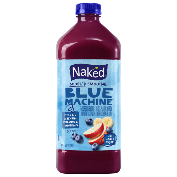 Naked No Added Sugar Blue Machine Boosted Smoothie