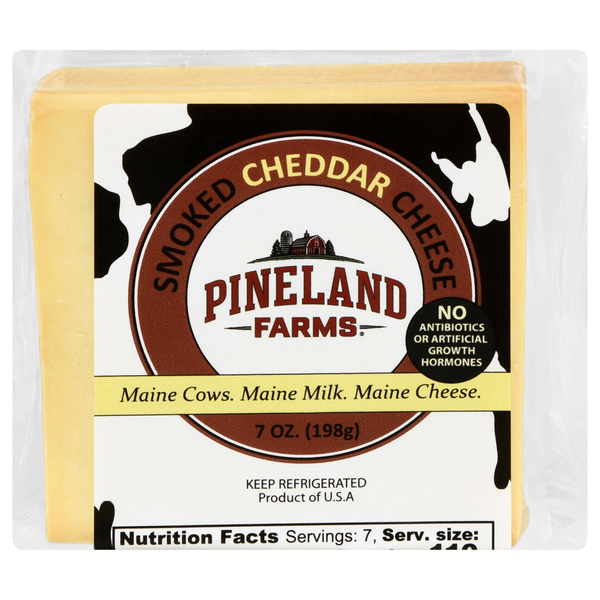 Pineland Farms Smoked Cheddar Cheese Block