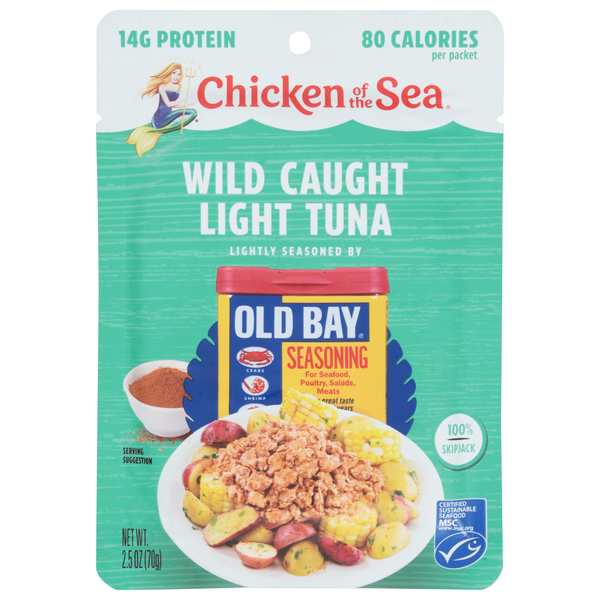 Chicken of the Sea Wild Caught Light Tuna Old Bay Seasoning