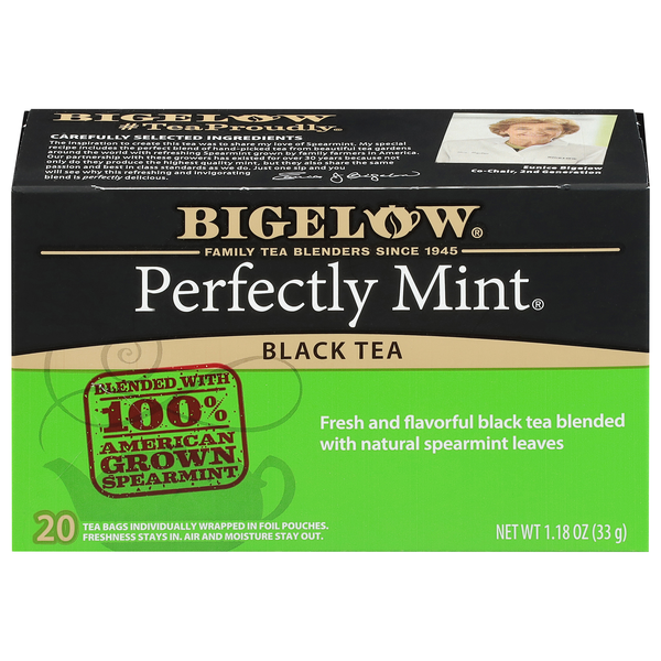 Save on Bigelow Perfectly Mint Black Tea Bags Order Online