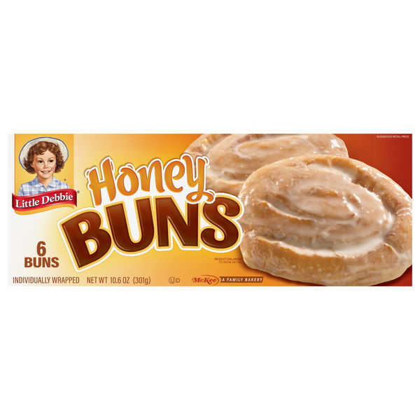 Little Debbie Honey Buns - 6 ct