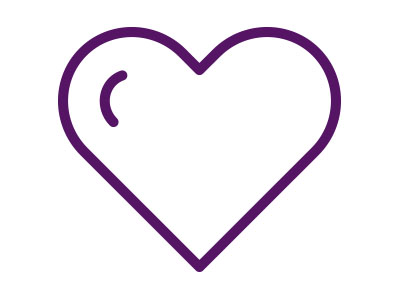 Icon of a heart
