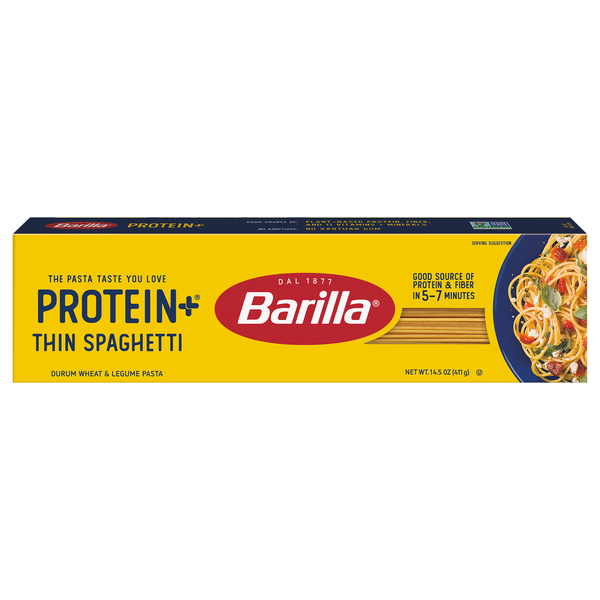 Barilla Protein+ Plant-Based Thin Spaghetti Pasta
