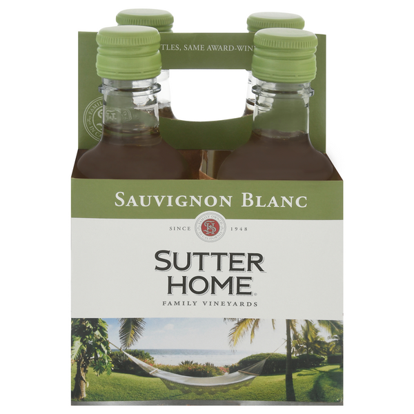 Sutter Home California Sauvignon Blanc Wine - 4 pk