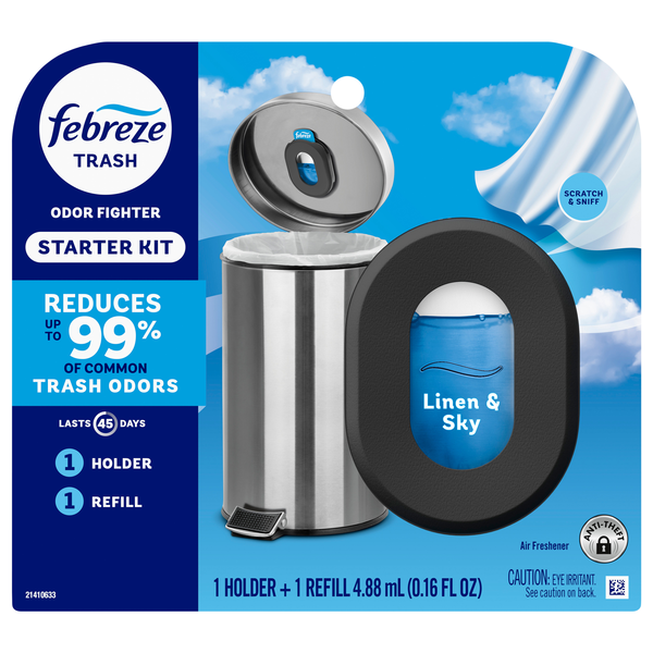 Febreze Trash Linen & Sky Air Freshener Starter Kit