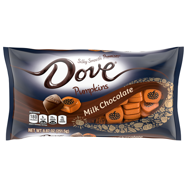 DOVE Promises Milk Chocolate Pumpkins Halloween Candy