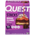Quest Stacks Brownie A La Mode 20g Protein Bars - 4 ct
