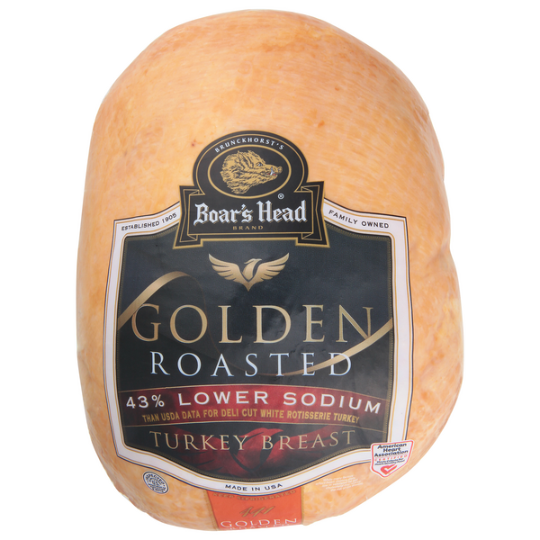 Save on Boar's Head Deli Turkey Breast Golden Roasted (Regular Sliced
