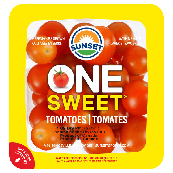 Sunset One Sweet Mini Tomatoes