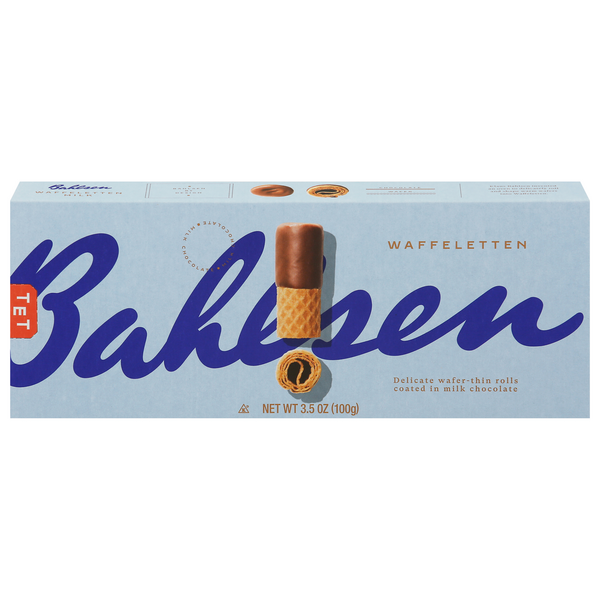 Bahlsen Waffeleten Milk Chocolate Wafer Rolls Cookies