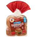 Stop & Shop Light Enriched Hamburger Rolls - 8 ct