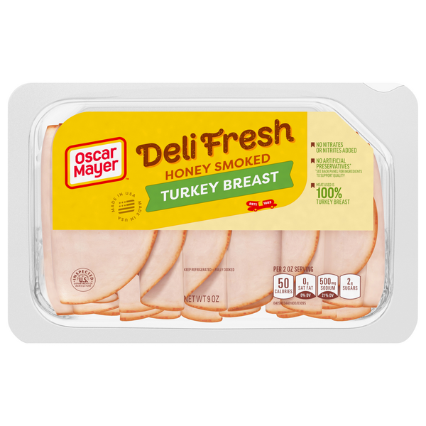 Save on Oscar Mayer Deli Fresh Honey Smoked Turkey Breast Sliced Order Online Delivery Stop & Shop