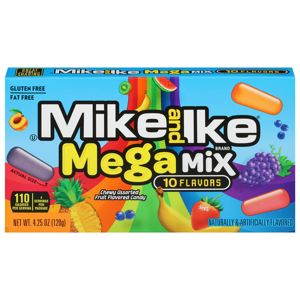 Save on Mike & Ike Mega Mix Fruit Flavored Candies Movie Theater Box