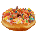 Our Brand Bakery Fun Donut White Iced with Fruity Pebbles (Single)